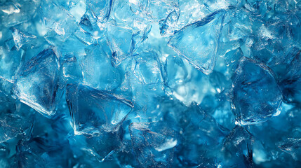 Frozen ice crystal macro frosty blue winter close up intricate detailed frozen nature abstract cold sharp textures glacial frozen beauty frost shimmering delicate digital photography vision wallpaper