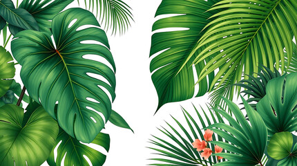 palm tree leaves