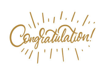 A delightful and celebratory congratulations graphic designed for any special occasion