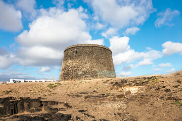 Castle Castillo de El Toston, Island Fuerteventura, Canary Islands, Spain, Europe.