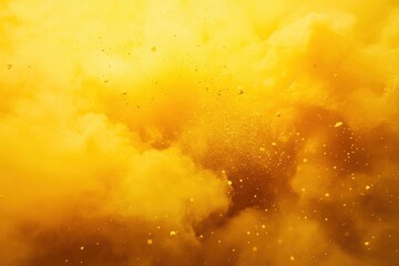 Obraz premium Vibrant yellow explosion background for dynamic animations and captivating projects in the action genre