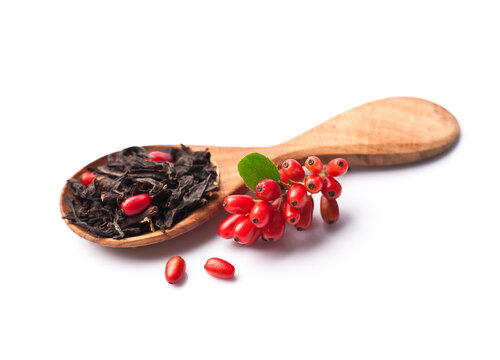 Dried tea and barberis