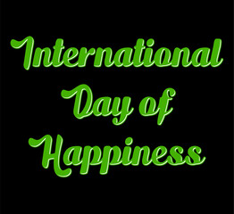  International Day of Happiness