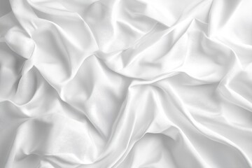 Obraz premium Crumpled white paper texture offering inspiration for minimalist designs and innovative project backgrounds