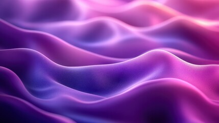 Obraz premium abstract wavy background in shades of purple and pink, creating a sense of fluidity and elegance. This image is ideal for adding a touch of color and sophistication to any project
