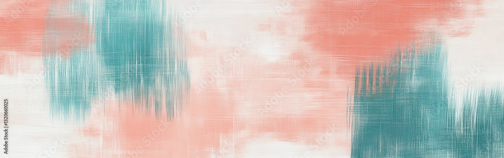 Aufkleber Soft pencil strokes create a harmonious blend of colors on textured canvas with rough edges