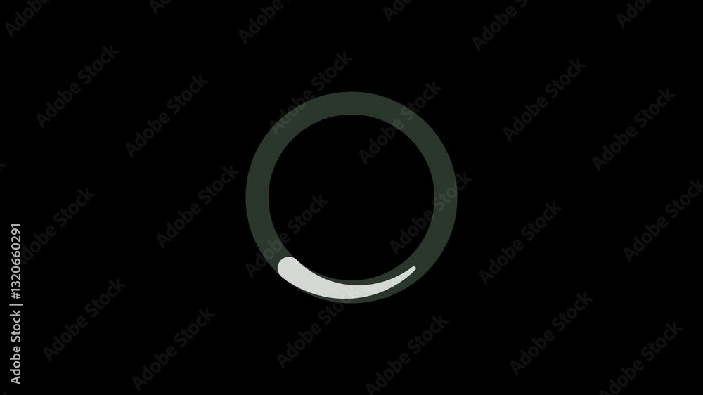 Poster circle 4k 60 fps looped loading, new alpha loading bar, circle loading indicators icon looping anima
