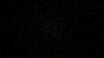Horizontal dark black colored textured spotted wallpaper with texture and small silver dots as glittering stars all over as in night sky in space or snowing snow