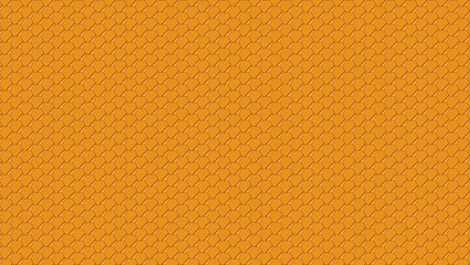 Yellow color hexagonal shape modern geometrical background 4K