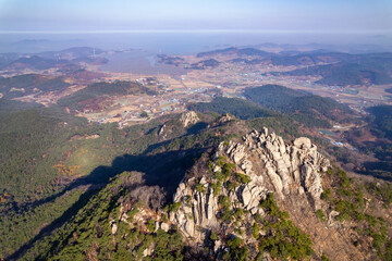 충남 서산군 팔봉산의 가을