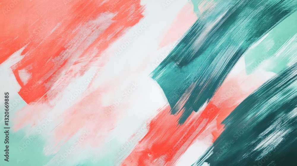 Poster abstract composition featuring bold pencil strokes with vibrant colors creating dynamic visual patte