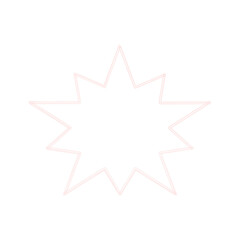 Obraz premium Star shape icon