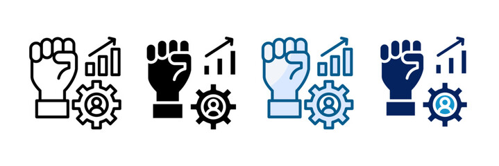 Resilience Icon Set Multiple Style Collection