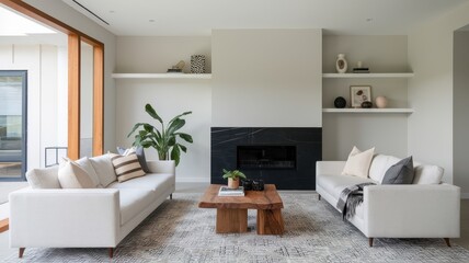 Modern Minimalist Living Room Interior Design