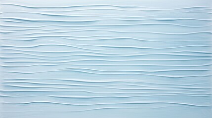 Light blue textured surface with smooth wave pattern and subtle ripples with minimalist design. Soft gradient backdrop and calm aesthetic