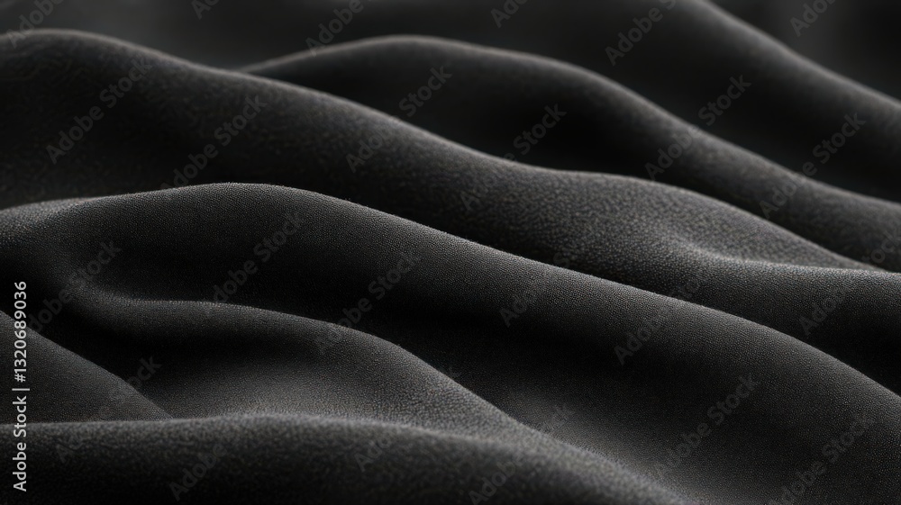 Aufkleber abstract dark gray undulating surface with subtle texture and light particles