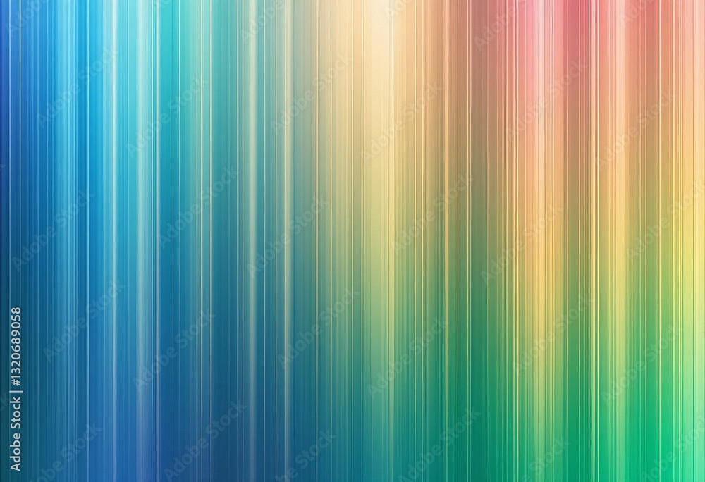 Poster gradient background with dynamic colorful vertical stripes.
