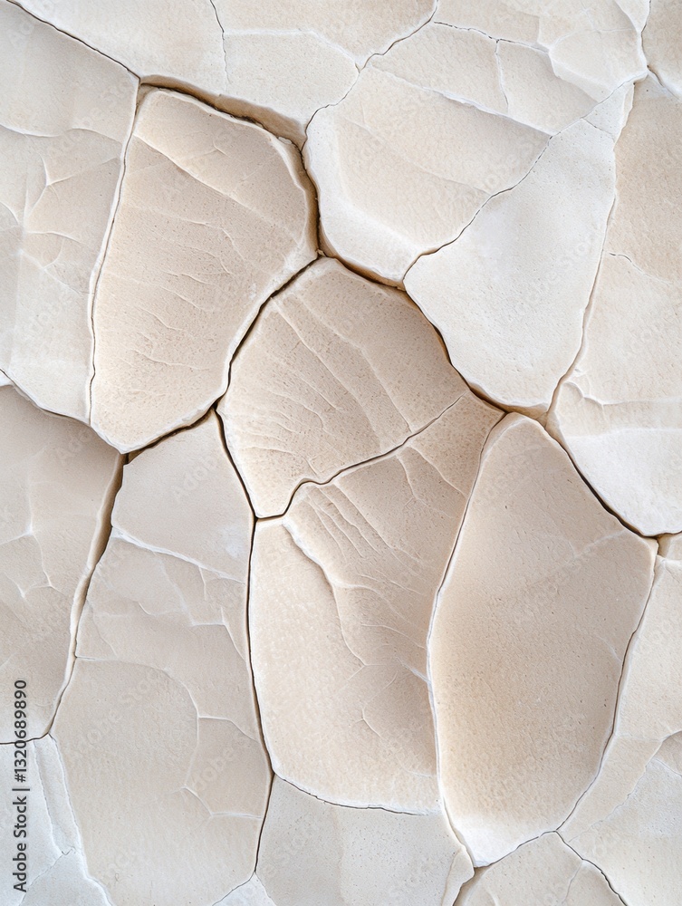 Poster close-up of a textured surface with a cracked and uneven pattern.