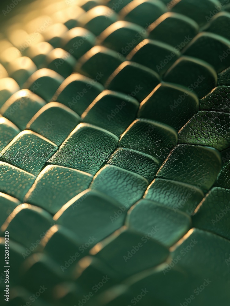 Poster close-up of a textured surface with a pattern of small, diamond-shaped tiles. the tiles are arranged