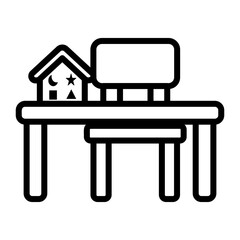 classroom Line Icon