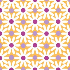 Fototapeta premium colorful pattern of various flowers 