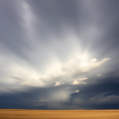 Obraz premium Dry Line Cumulonimbus on Plains