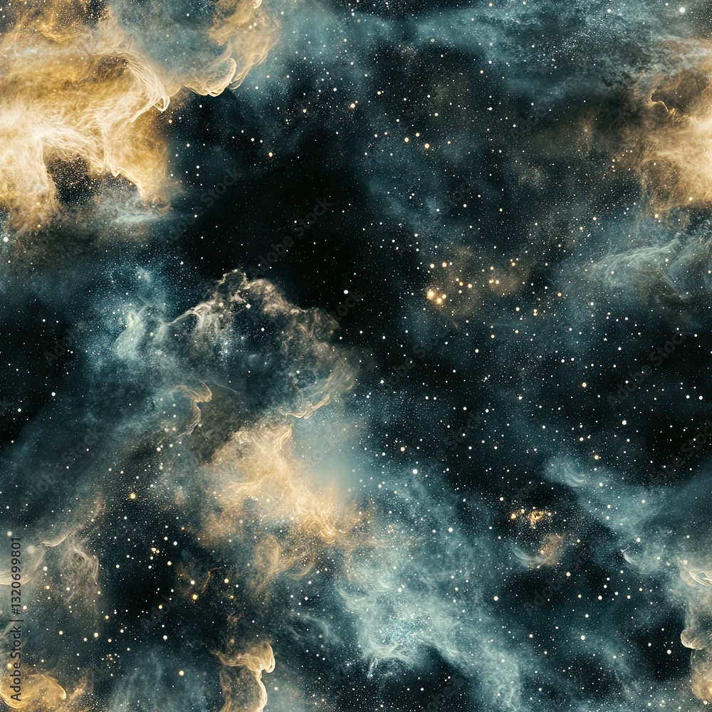 Poster subtle fog and nebula patterns dreamy space backgrounds for design projects