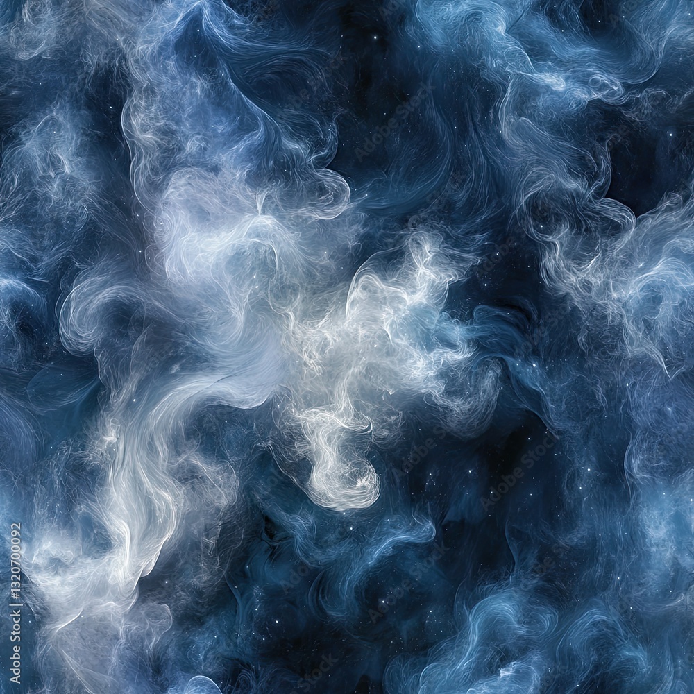Poster subtle fog like nebula patterns dreamy space background for design projects