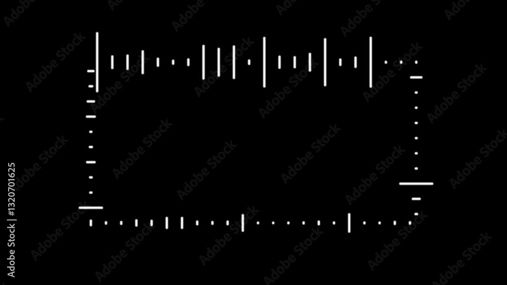 Aufkleber sound waveform. sound audio waves isolated on black background. seamless loop animation.4k animation