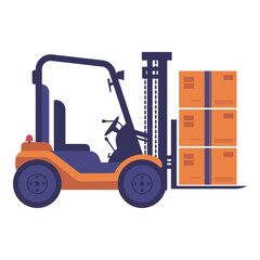 Forklift Illustration