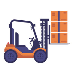 Forklift Illustration