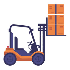 Forklift Illustration
