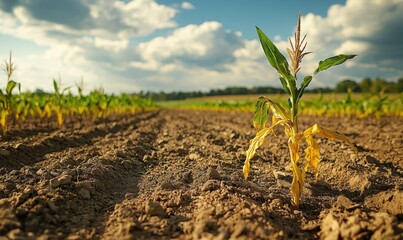 Rural agricultural fields drought impact and photography insights