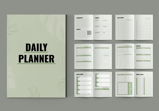 Daily Planner Design Layout