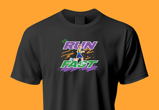 Run Fast Tshirt Design For Athlete Lovers
