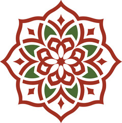 Ornate Mandala Design Vector Art Illustration – Intricate & Elegant Digital Artwork