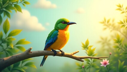 Obraz premium Birds PNG background