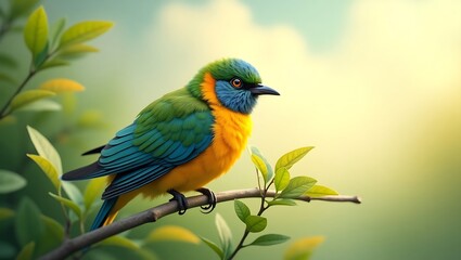 Fototapeta premium Birds PNG background