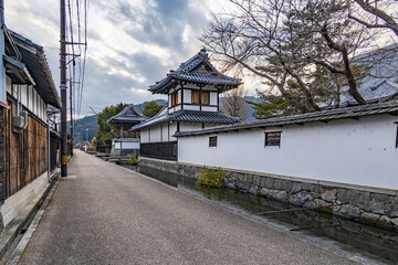 Naklejka premium 五個荘町
