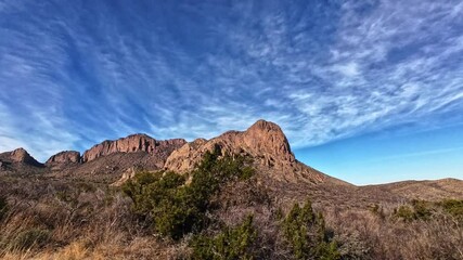 A scenic drive through Big Bend National Park in the Chihuahuan desert of west Texas.