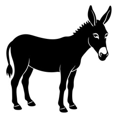 Donky vector shilhouette 