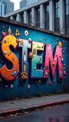 STEM Graffiti Mural