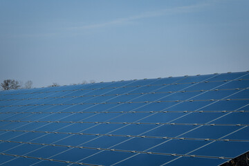solar panels on a roof