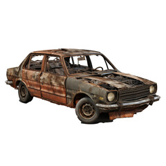 old rusty car