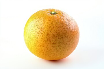 Round and Juicy Grapefruit Delight on a White Background Perfect for Healthy Lifestyle Shots