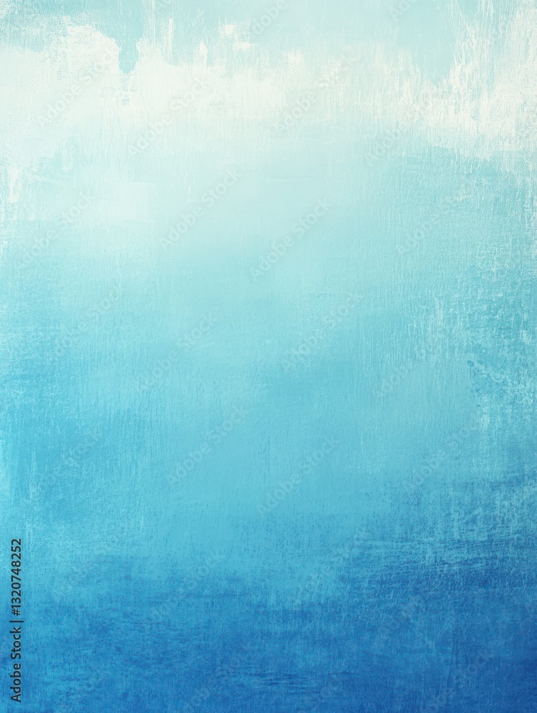 Poster serene gradient of blue with subtle texture for creative backgrounds and artistic presentations