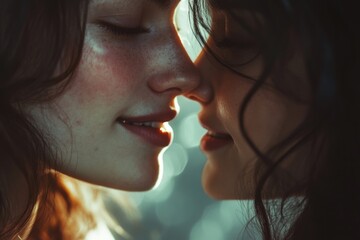 Intimate moment of romantic love, suitable for romantic occasions and events