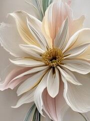 Modern flower painting