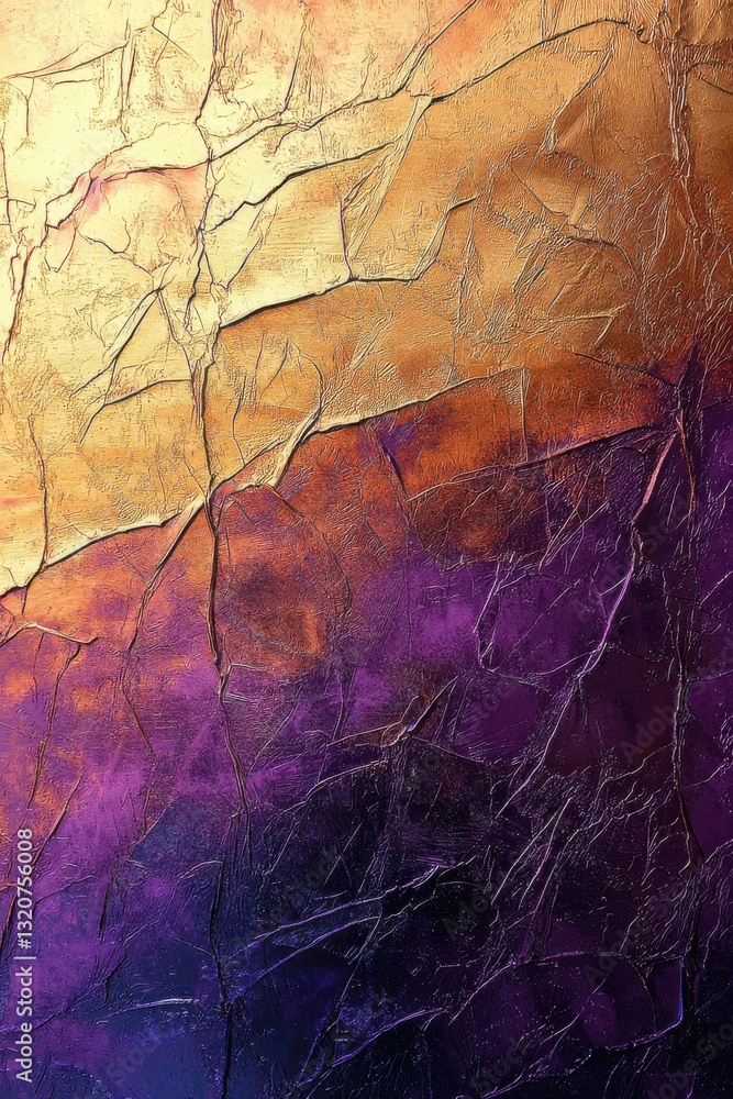 Poster vibrant abstract composition showcasing rich textures and colors blending together in a harmonious d