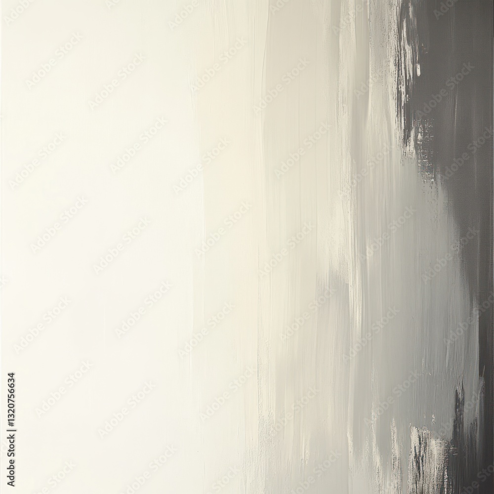 Poster elegant monochrome gradient art canvas featuring textured strokes blending from light beige to dark 